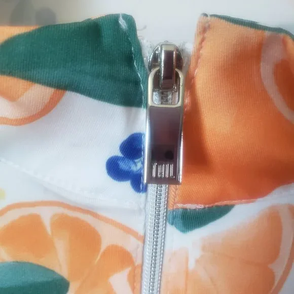 TAIL Women's Fun in the Sun Happy Long Sleeve 3/4 Zip - Orange Crush - XXL - Picture 7 of 13